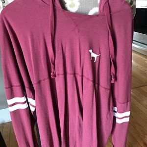 PINK long sleeve with hood